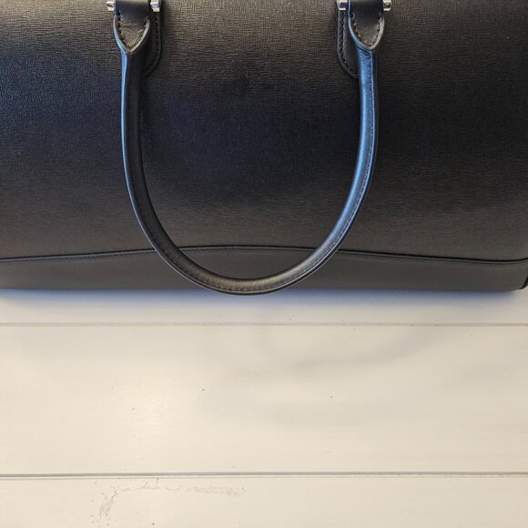 Aspinal of London City Holdall - Black Saffiano Leather - New/Never Used - Picture 12 of 13